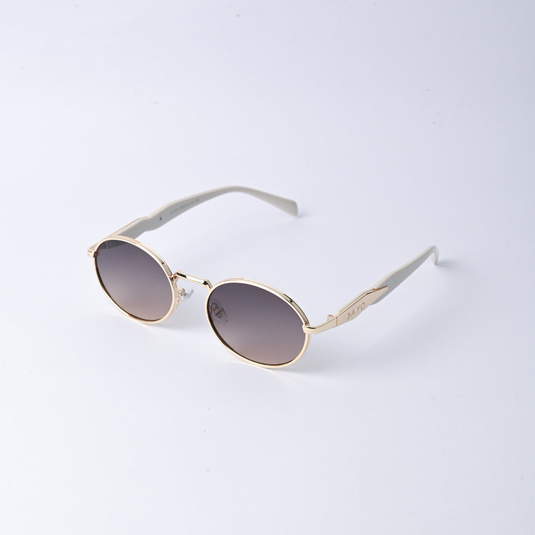 VAYO Gleam Women's Metal Sunglasses – Gold Frame
