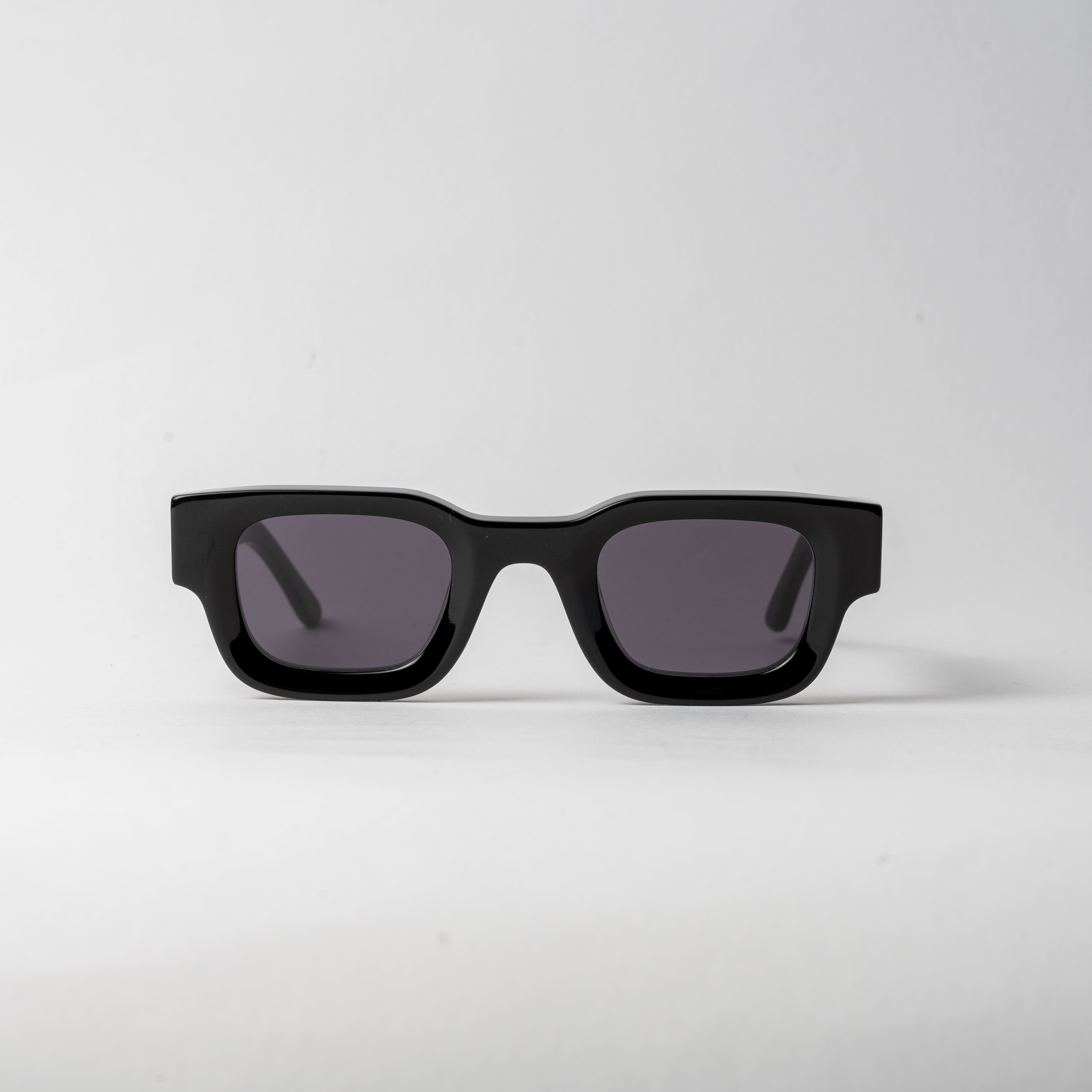 VAYO Eclipse unisex rectangular black acetate sunglasses with polarized TAC lenses