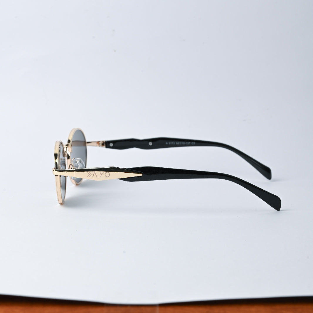 VAYO Gleam Women’s Metal Sunglasses – Gold Frame